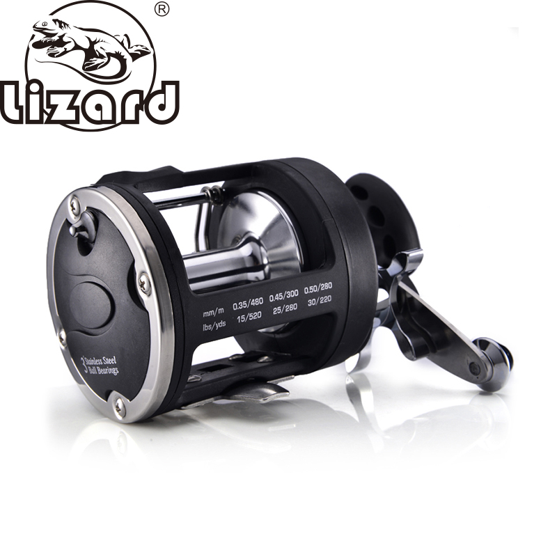 Moulinet de pêche Lizard Fishi - Trolling Reel avis et prix